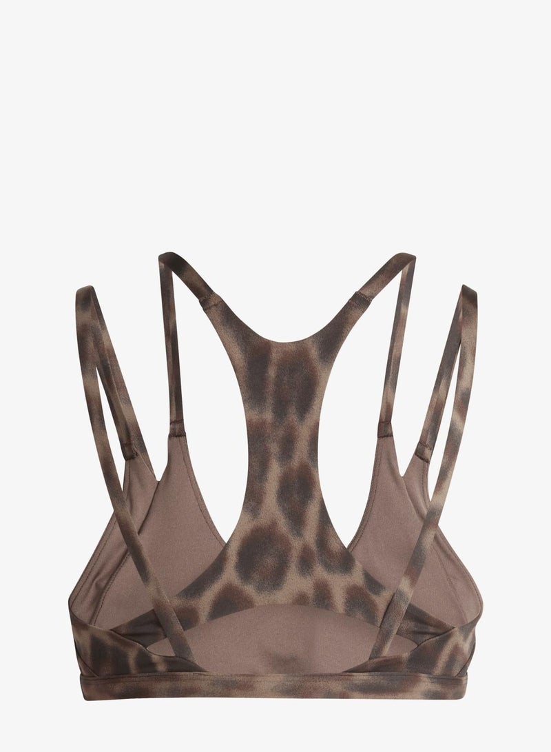 اديداس حمالة صدر Optime Leopard Strappy Light Support - Image 2